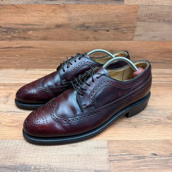 Bostonian Impression Men\'s size 8 Brown Leather Wingtip Brogue Formal Business main image 7